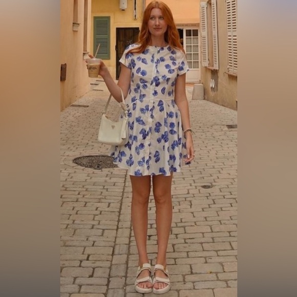 Zara 100% Cotton Summer Seashell Mini Dress 🐚 - Picture 2 of 9